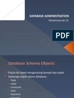 Database Adminitrasion - 11