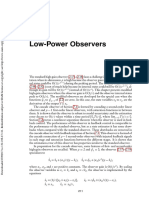 Low-Power Observers