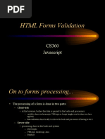 HTML Forms Validation