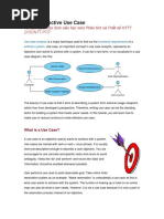 Writing Effective Use Case