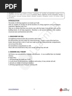 SYLLABUS: Discovery of Cell, Modern Cell Theory, A Prokaryotic Cell, Unicellular and Multicellular Organism, Level of