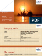 Adani ports and Special Economic Zone Ltd. company profile