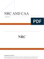NRC and Caa: - Group 1