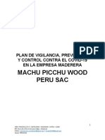 PLAN COVID-19 EMPRESA MACHU PICCHU WOOD PERU SAC