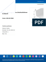 Lajsna Ugaona PVC Crna 25x25x2000mm Galberts PDF