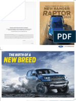 Illustrations, Descriptions and Specifications. This Catalogue Was Correct at The Time of Going To Print. However, Ford Policy Is One of Continuous