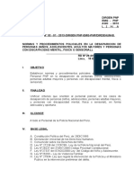 DIR - 01 - 2013 PROCEDIMIENTO ANTE DESAPARACION DE PERSONAS