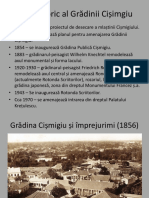 Scurt Istoric Vizual - Grădina Cișimgiu