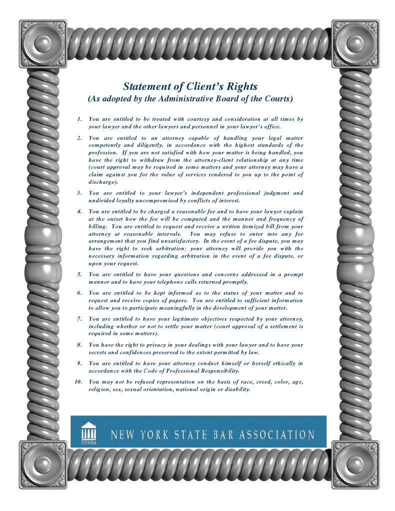 Client Rights in Legal Representation | PDF