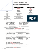 Comparative and superlative WORKSHEET FOR THE CLASS (1)