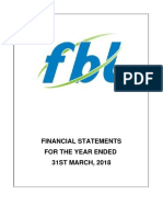 Fermenta Biotech Limited Standalone Financials FY 2017-18