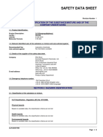 Safety Data Sheet: Section 1: Identification of The Substance/Mixture and of The Company/Undertaking