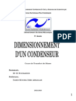 Dimensionnement D'un Condenseur