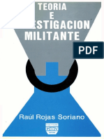 Teoria e Investigacion Militante - Raul Eojas PDF