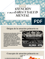 Atención Primaria y Salud Mental