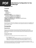 Cisco Ios H.323 Gateway Configuration For Use With Cisco Callmanager