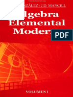 Álgebra Elemental Moderna - M. O. Gonzalez & J. D. Mancil (Volumen I) - PDF