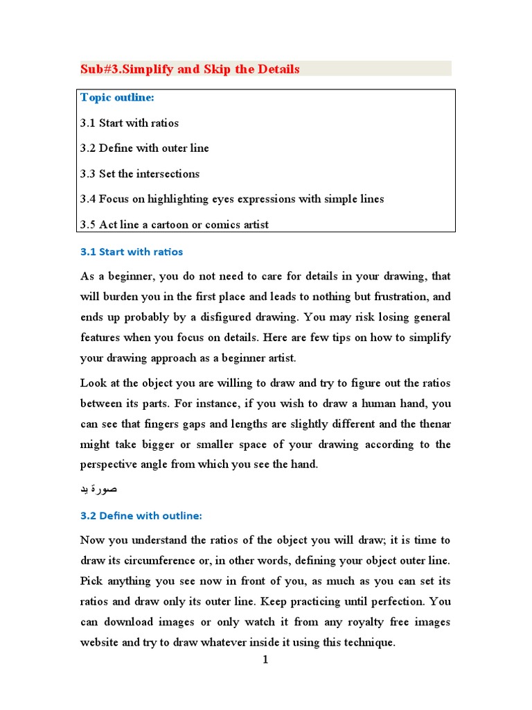 Sub-3.Simplify and Skip The Details | PDF | Drawing