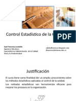 Control Estadístico de la Calidad