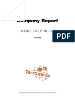 Company Report: Thrige Holding A/S