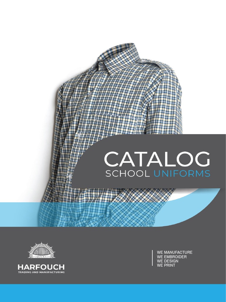 Harfouch School Uniform Catalog PDF Sweater T Shirt