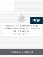 Programa Nacional para el Aprovechamiento Sustentable de la Energía (PRONASE) 2014 _ 2018.pdf