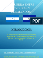 La Guerra Entre Honduras Y El Salvador