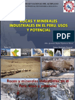 Clase 14 Rocas y Minerales Industriales Del Peru