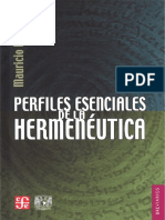 Beuchot, Mauricio. - Perfiles Esenciales de La Hermeneutica (2008) (2011)