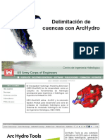 Delimitacion de Cuencas Con ArcHydro PDF