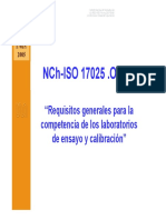 REG 1192 - 03 NCh-ISO17025-2005-Implementación