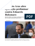 Augusto Aras Abre Apuração Preliminar Contra Eduardo Bolsonaro