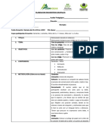 Planeacion de Encuentros Grupales Estimulacion Temprana Semana 3 Del Mes de Junio