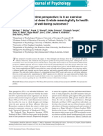 A Balanced Time Perspective: Is It An Exercise in Empiricism, and Does It Relate Meaningfully To Health and Well-Being Outcomes?