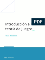 Guía Didáctica Introducción A La Teoría de Juegos