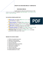 Oraciones Simples y Compuestas (24 de Junio) PDF