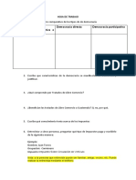 HOJA DE TRABAJO Democracia e Impuestos - Bachillerato