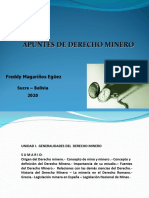 UNIDAD 1 diapositivas de derecho minero