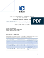 Syllabus Seminario Doctoral Uno