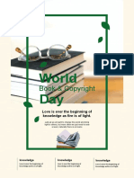 Fresh Yellow Poster For The World Book and Copyright Day-WPS Office