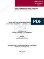 Características Del Documental Sonoro y La Producción Radiofónica PDF