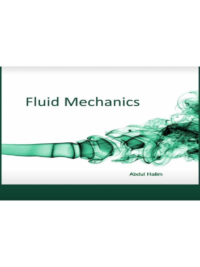 Fluid Mechanics - MA Halim PDF | PDF