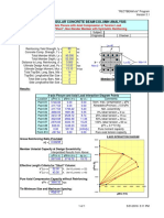 Rectangular Concrete Beam, Column Analysis and Design-VIGA SÍSMICA 1 mx1.30 m