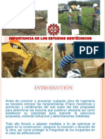 1.0 IMPORTANCIA DE LOS ESTUDIOS GEOTECNICOS