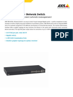 Axis T8516 Poe+ Network Switch