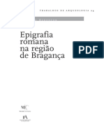 Epigrafia romana na região de Bragança
