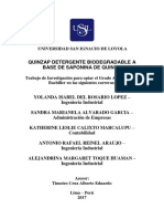 Estudio de Mercado para La Instaalcion de Una Planta de Detergente PDF