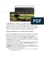 Agro Ecologia