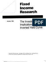 [Goldman Sachs] Fixed Income Research - The Investment Implications of an Inverted Yield Curve