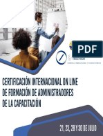 Brochure Formadores de La Capacitación